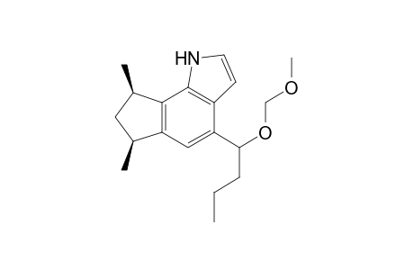 (cis)-4-[1'-(Methoxymethyl)oxybutyl]-6,8-dimethyl-1,6,7,8-tetrahydrocyclopent[g]indole