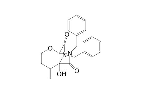 8,10-Dibenzyl-8,10-diaza-5-methylene-6-hydroxy-2-oxabicyclo[4.2.2]-decane-7,9-dione