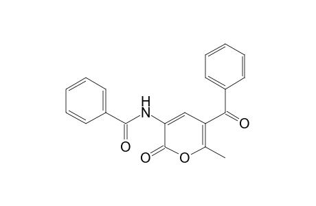 N-(5-BENZOYL-6-METHYL-2-OXO-2H-PYRAN-3-YL)BENZAMIDE