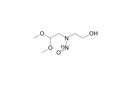 N-(2,2-dimethoxyethyl)-N-(2-hydroxyethyl)nitrous amide