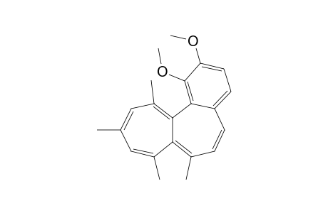 7,8,10,12-Tetramethyl-1,2-dimethoxybenzo[d]heptalene