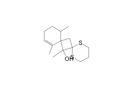 1,5-Dithiadispiro[5.1.5.1]tetradec-9-en-7-ol, 7,9,13-trimethyl-