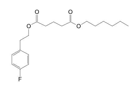 Glutaric acid, 2-(4-fluorophenyl)ethyl hexyl ester