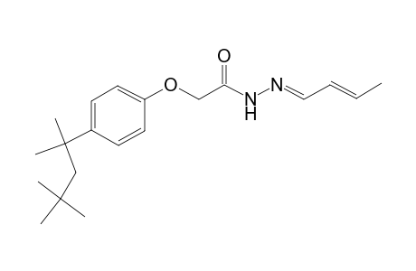 N'-[(E,2E)-2-Butenylidene]-2-[4-(1,1,3,3-tetramethylbutyl)phenoxy]acetohydrazide