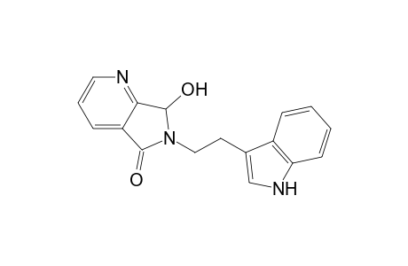 5H-Pyrrolo[3,4-b]pyridin-5-one, 6,7-dihydro-7-hydroxy-6-[2-(1H-indol-3-yl)ethyl]-