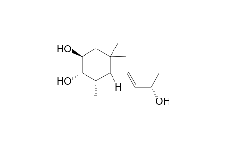 (3S,4S,5S,6S,9S)-3,4-Dihydroxy-5,6-dihydro-.beta.-ionol