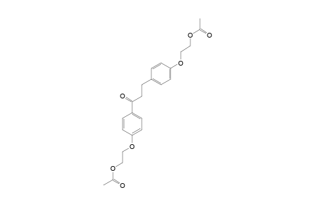 4'-(2-hydroxyethoxy)-3-[p-(2-hydroxyethoxy)phenyl]propiophenone, diacetate
