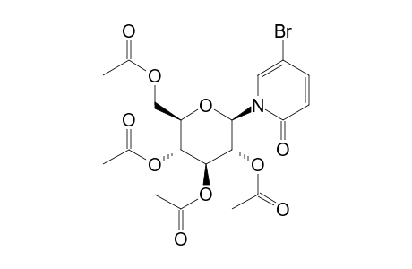5-bromo-1-beta-D-glucopyranosyl-2(1H)-pyridone, tetraacetate