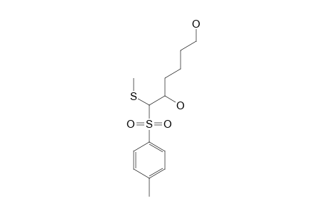 6-(METHYLTHIO)-6-[(PARA-TOLYL)-SULFONYL]-1,5-HEXANEDIOL;MAJOR-DIASTEREOISOMER