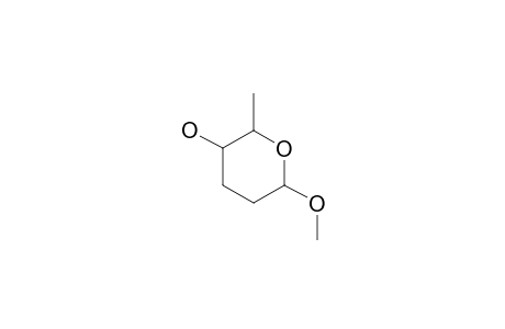 2H-Pyran-3-ol, tetrahydro-6-methoxy-2-methyl-, [2R-(2.alpha.,3.beta.,6.beta.)]-