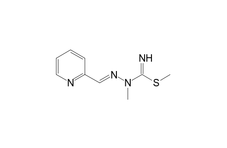 2-methyl-3-(2-pyridylmethylene)thiocarbazimidic acid, methyl ester