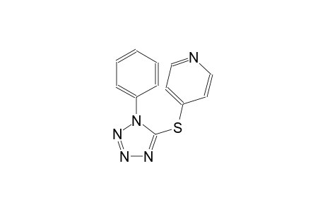 1-phenyl-1H-tetraazol-5-yl 4-pyridinyl sulfide