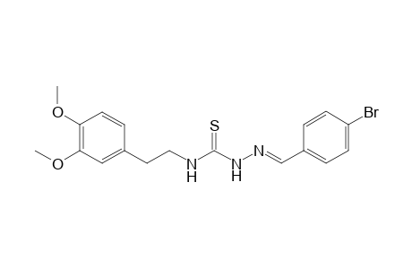 1-(4"'-Bromobenzylidene)-4-[2'-(3",4"-dimethoxyphenyl)ethyl]-3-thiosemicarbazide