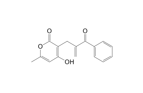 3-(2-Benzoylallyl)-4-hydroxy-6-methylpyran-2-one