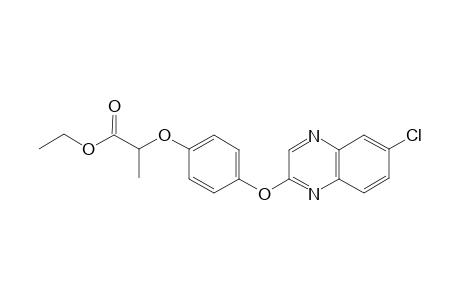 2-(4-[6-Chloro-2-quinoxalinyloxy]-phenoxy)-propanoic acid, ethyl ester