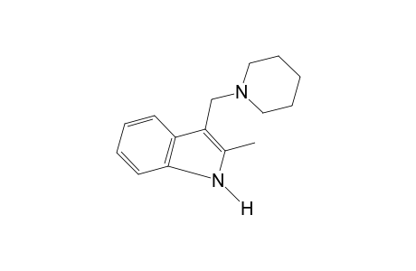 2-methyl-3-(piperidinomethyl)indole
