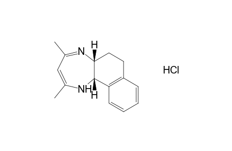 cis-2,4-dimethyl-5a,6,7,11b-tetrahydro-1H(or 5H)-naphtho[1,2,-b]- [1,4]diazepine, monohydrochloride