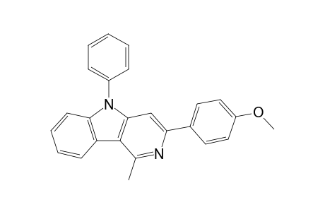 3-(4-methoxyphenyl)-1-methyl-5-phenyl-5H-pyrido[4,3-b]indole