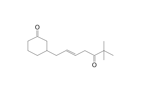 3-(6,6-Dimethyl-5-oxohept-2-enyl)-cyclohexanone