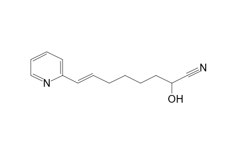 2-Hydroxy-8-pyridin-2-yl-oct-7-enenitrile