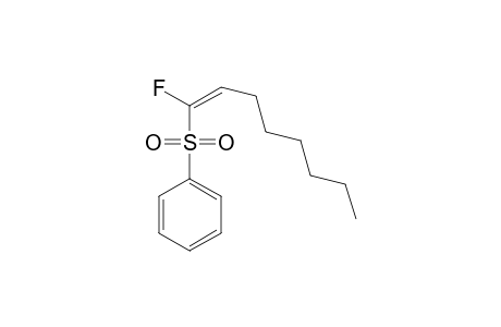(Z)-1-FLUORO-1-(PHENYLSULFONYL)-OCTENE