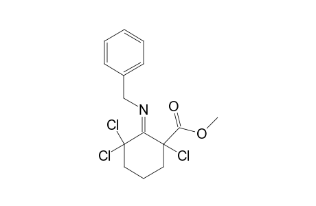 Methyl 1,3,3-trichloro-2-(benzylimino)cyclohexene-1-carboxylate