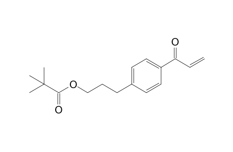 3-(4-(1-Oxopropenyl)phenyl)propyl 2,2-dimethylpropanoate