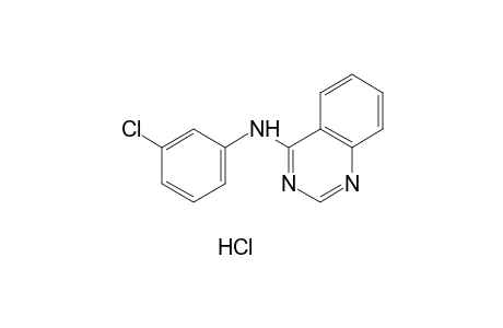 4-(m-chloroanilino)quinazoline, monohydrochloride