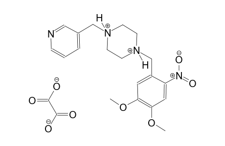 1-(4,5-dimethoxy-2-nitrobenzyl)-4-(3-pyridinylmethyl)piperazinediium oxalate