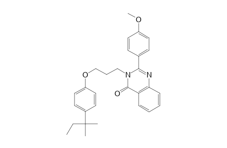 2-(4-methoxyphenyl)-3-[3-(4-tert-pentylphenoxy)propyl]-4(3H)-quinazolinone