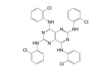 2,4,6,8-Tetrakis(o-chloroanilino)pyrimido[5,4-D]pyrimidine