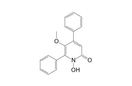 4,6-diphenyl-1-hydroxy-5-methoxy-2(1H)-pyridone