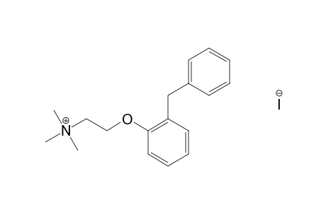 [2-(o-benzylphenoxy)ethyl]trimethylammonium iodide