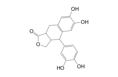 6,7-dihydroxy-4-(3,4-dihydroxyphenyl)-3a,4,9,9a-tetrahydronaphtho[2,3-c]furan-1(3H)-one