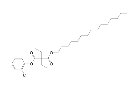 Diethylmalonic acid, 2-chlorophenyl pentadecyl ester