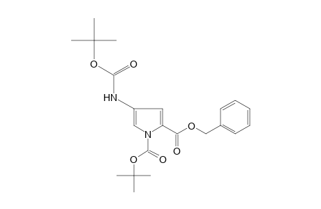 4-(carboxyamino)pyrrol-1,2-dicarboxylic acid, 2-benzyl di-tert-butyl ester