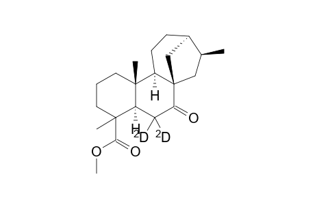 Methyl 7-keto-16.beta.-(-)-Kauran-18-oate-6,6-D2