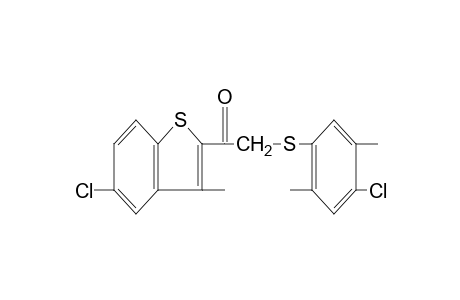 5-chloro-3-methylbenzo[b]thien-2-yl [(4-chloro-2,5-xylyl)thio]methyl ketone