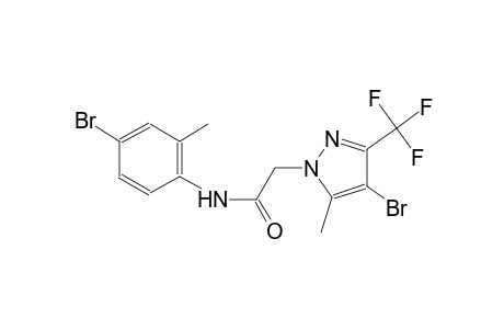 N-(4-bromo-2-methylphenyl)-2-[4-bromo-5-methyl-3-(trifluoromethyl)-1H-pyrazol-1-yl]acetamide