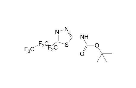 5-(heptafluoropropyl)-1,3,4-thiadiazole-2-carbamic acid, tert-butyl ester