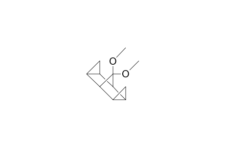 exo, exo-9,9-Dimethoxy-tetracyclo(3.3.1.0/2,4/.0/6,8/)nonane