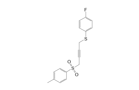 1-[(p-fluorophenyl)thio]-4-(p-tolylsulfonyl)-2-butyne