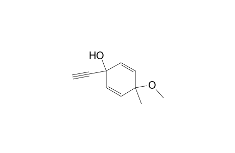 syn-1-Ethynyl-4-methoxy-4-methyl-2,5-cyclohexadien-1-ol