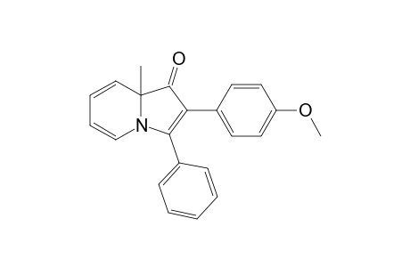 2-(4-Methoxyphenyl)-8A-methyl-3-phenylindolizin-1(8ah)-one