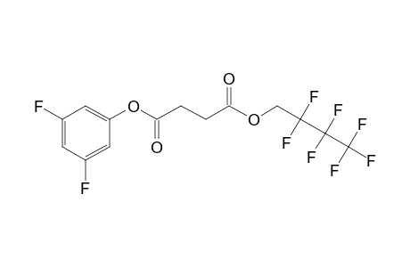 Succinic acid, 3,5-difluorophenyl 2,2,3,3,4,4,4-heptafluorobutyl ester