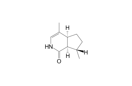 (4aS,7S,7aR)-4,7-Dimethyl-2,4a,5,6,7,7a-hexahydro-1H-cyclopenta[c]pyridin-1-one