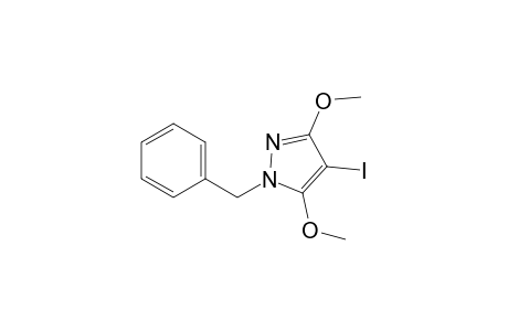 4-IODO-3,5-DIMETHOXY-1-BENZYLPYRAZOLE