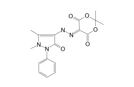 5-[(1,5-Dimethyl-3-oxo-2-phenyl-2,3-dihydro-1H-pyrazol-4-yl)-hydrazono]-2,2-dimethyl-[1,3]dioxane-4,6-dione