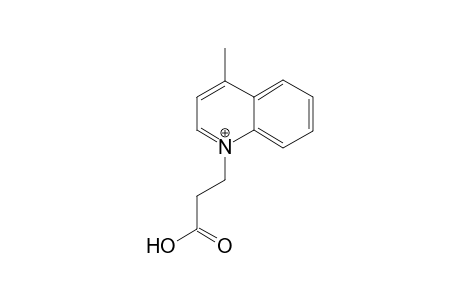 1-(2-Carboxyethyl)-4-methylquinolinium