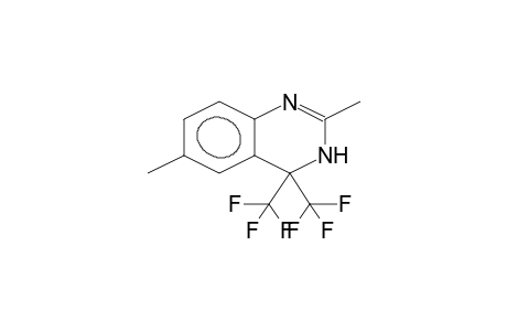 4,4-BIS(TRIFLUOROMETHYL)-2,6-DIMETHYL-3,4-DIHYDROQUINAZOLINE